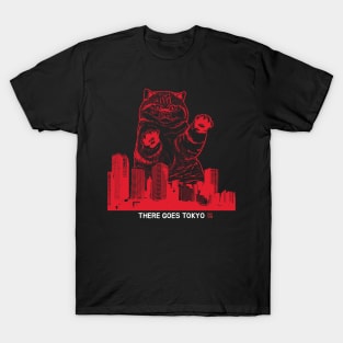 There Goes Tokyo Catzilla T-Shirt